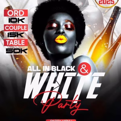 All in black & white party